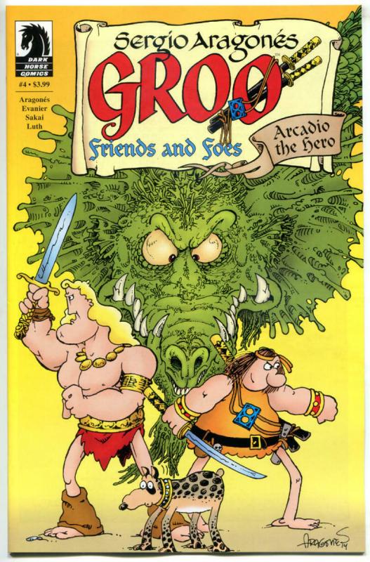 Sergio Aragones - GROO FRIENDS & FOES #1 2 3 4 5-8,  11-12, NM, Signed w/ remark