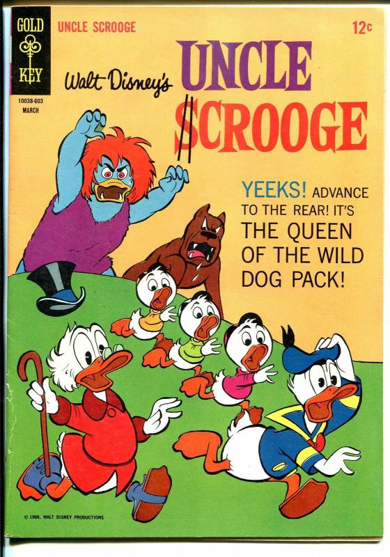 Uncle Scrooge #62 1966-Gold Key-Walt Disney-Carl Barks art-VG-
