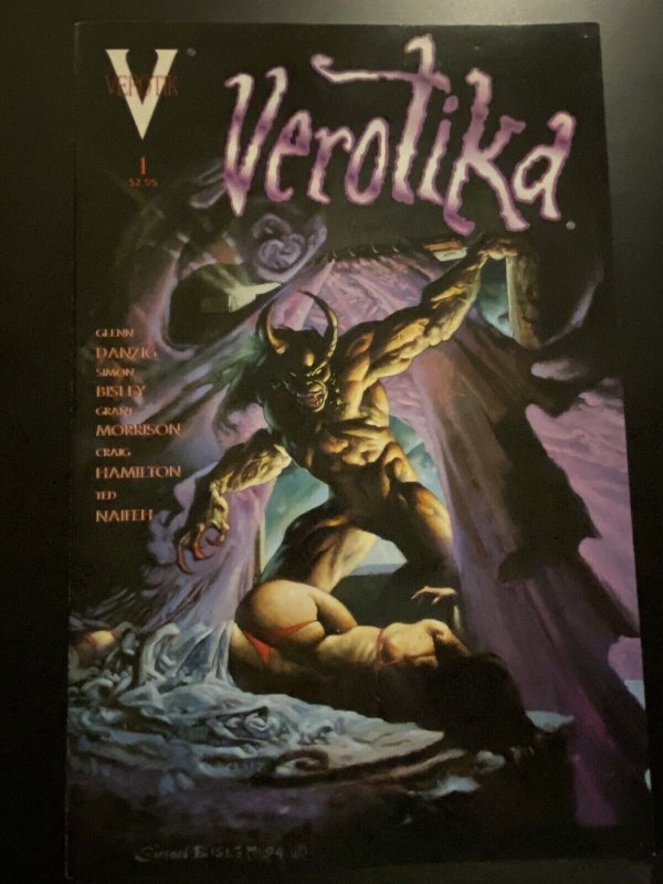 Verotika #1 VF- Comic Glenn Danzig Verotik Comics Simon Bisley grant morrison