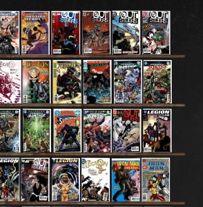 Huge Lot 150+ Comics with Batman, The Legion, Outsiders, Justice League & More!
