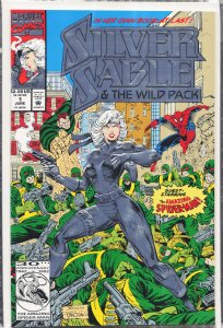 Silver Sable and the Wild Pack #1 Direct Edition (1992) Silver Sable