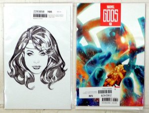 G.O.D.S. Lot 2 #6 E, 7 A 2024 Marvel 9.4 1:50 Incentive Var Mark Brooks Comics