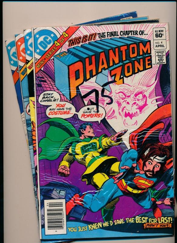 DC Complete Mini-Series THE PHANTOM ZONE #1-4 FINE/VERY FINE (PF86)