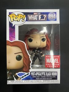 Funko Pop! What if? Post-Apocalyptic Black Widow Marvel Collector Corps Exclu...