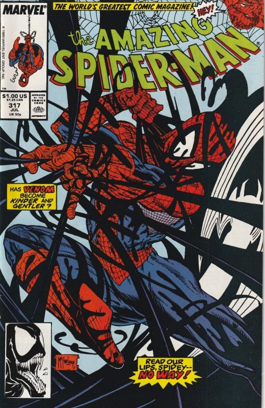 Amazing Spider-Man # 317 Cover A NM Marvel 1989 Venom Cover [L4]