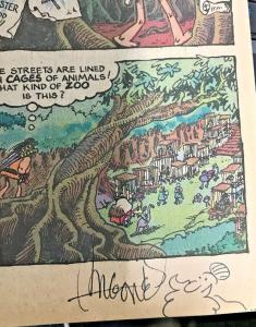 GROO THE WANDERER#4 VF 1983 SIGNED BY SERGIO ARAGONES PACIFIC COMICS