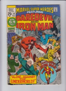 Marvel Super-Heroes #31 - Iron Man, Daredevil, Stan Lee, John Romita (4.5) 1971
