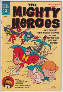 MIGHTY HEROES #1 (Mar 1967) FN 6.0 off white to white