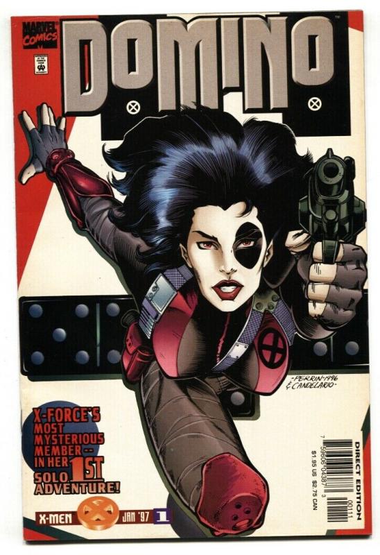 Domino #1 1996 First issue comic boom Marvel