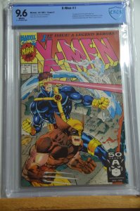 X-Men #1, covers A 9.8, B 9.8, C 9.6, D 9.6, E 9.8,   5 Books Total.  White P...