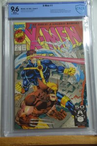 X-Men #1, covers A 9.8, B 9.8, C 9.6, D 9.6, E 9.8,   5 Books Total.  White P...