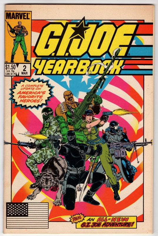 G.I.JOE Yearbook #2 (VF/NM) Marvel No Resv! 1c Auction!