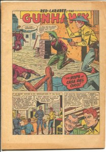 Gunhawk #18 1951-Atlas-final issue-Phil Rizzuto-violent western-Wheaties-P