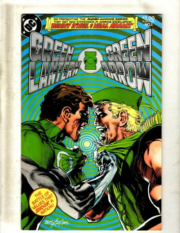 10 Comics Green Lantern/Green Arrow 1 2 3 4 5 6 7 Longbow Hunters 1 2 3 SB3