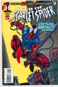 Web of Scarlet Spider (1995) #1-4 VF+/NM+ Complete series