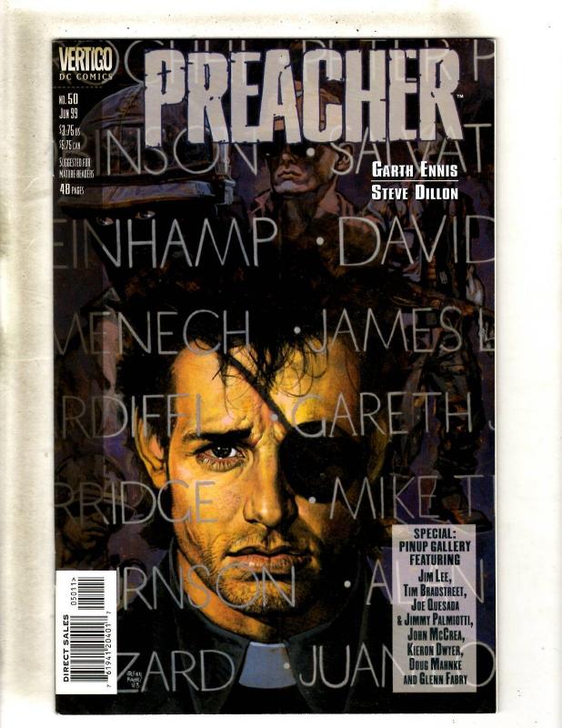 10 Preacher DC Vertigo Comic Books # 45 46 47 49 50 51 52 53 54 55 Ga Ennis MF18