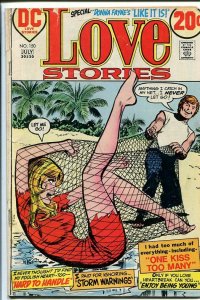 LOVE STORIES #150 1972-DC ROMANCE FISHNET COVER G/VG 