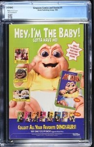 Simpsons Comics and Stories #1 CGC 9.6 1993 Welsh Publishing  White Pages