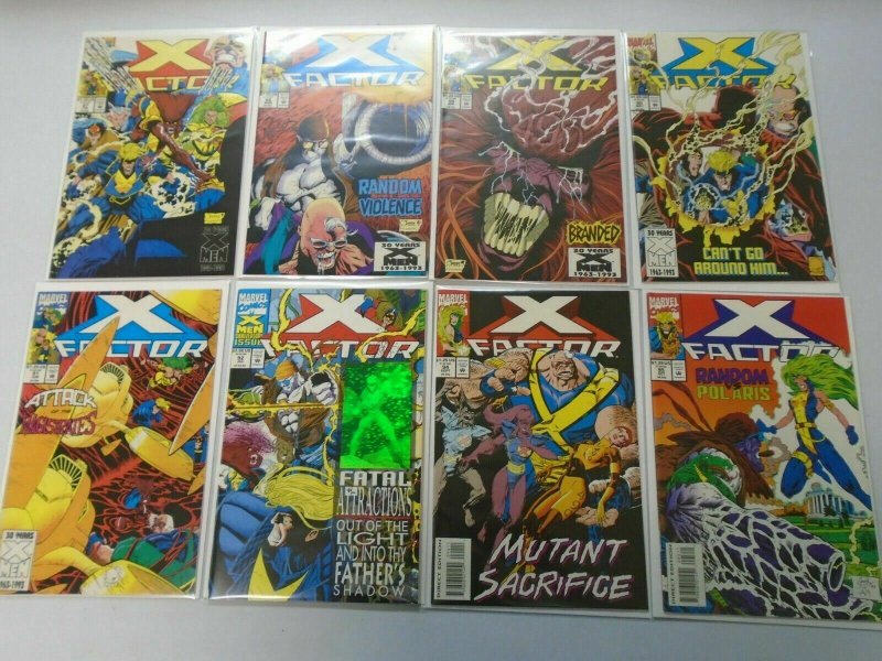 X-Factor comic lot 43 different from #50-100 8.0 VF (1990-94 1st Series)