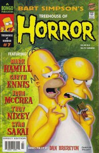 Treehouse of Horror (Bart Simpson's ) #7 VF ; Bongo | Mark Hamill Garth Ennis