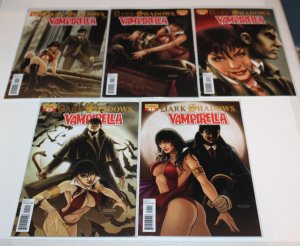 Complete Set Vampirella Dark Shadows 1-5 NM 2012 BOARDED Neves Variant Barnabas