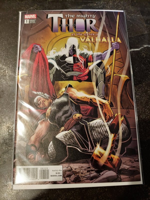 ​Marvel MIGHTY THOR AT THE GATES OF VALHALLA #1 Ron Garney Variant NM