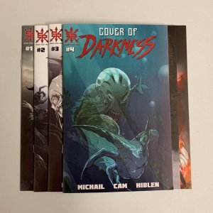 Cover Of Darkness #1-6 Set (Source Point Press 2022) George Michail (8.5+) 