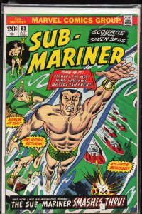 Sub-Mariner #63 (1973) Namor the Sub-Mariner
