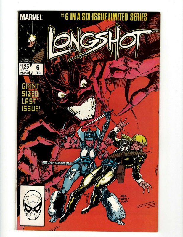 Longshot Complete Marvel Comics LTD Series # 1 2 3 4 5 6 X-Men Wolverine  OF2