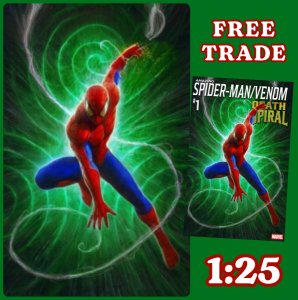 AMAZING SPIDER-MAN/VENOM: DEATH SPIRAL #1 ? 1:25 DAVE RAPOZA SPIDER-MAN VIRGIN