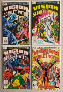 Vision & the Scarlet Witch set #1-4 Direct Marvel 1st Series (7.0 FN/VF) (1982+)
