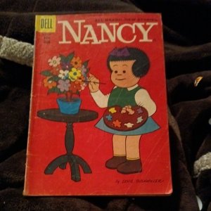 NANCY #159 DELL comics 1958 FRITZI RITZ early appearance PEANUTS CHARLIE BROWN