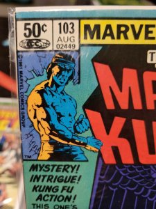 Master of Kung Fu 99 and 103 Marvel Comics VF/NM Condition