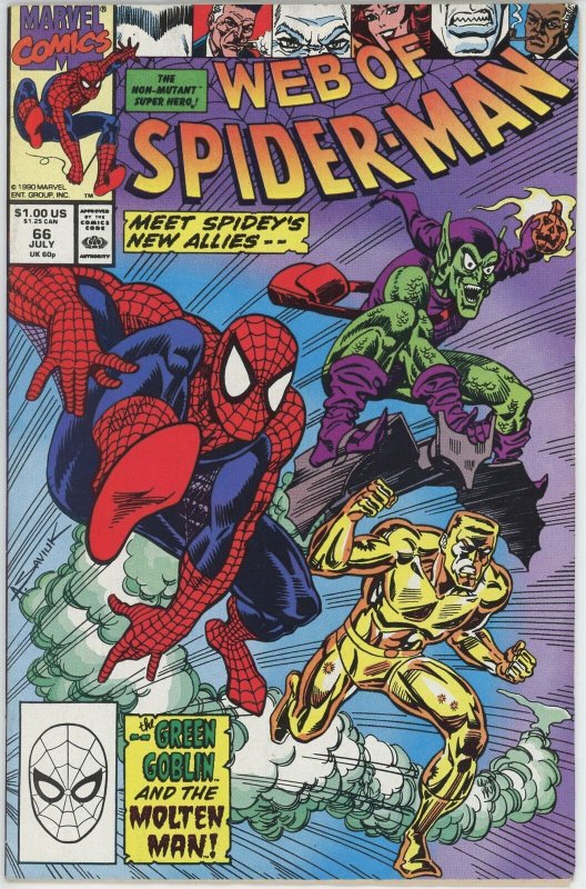 WEB OF SPIDER-MAN (1985 Series) (MARVEL) #39 Very Fine Comics Book  Comic  Books - Copper Age, Marvel, Spider-Man, Superhero / HipComic