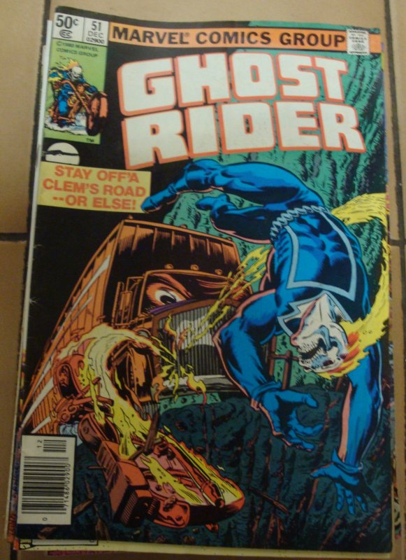 Ghost Rider #51 Bob Budiansky Cover Don Perlin Art