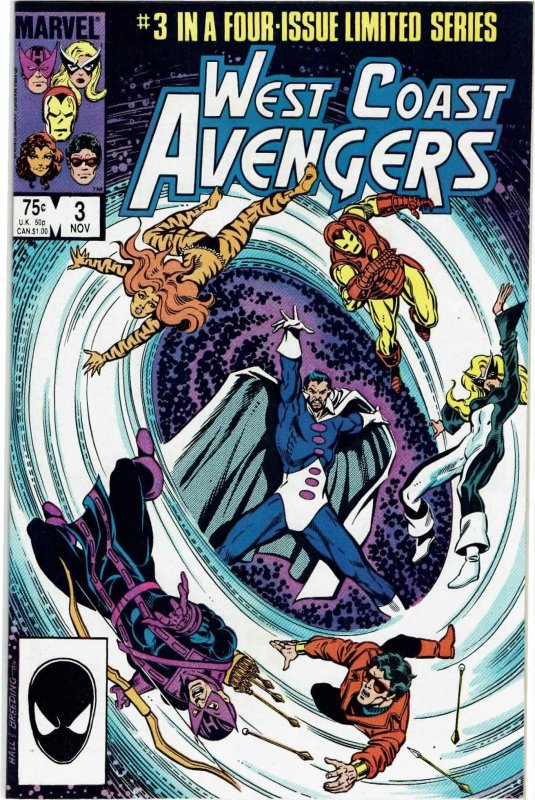 West Coast Avengers #1,2,3,4 (1984 v1) Mini-Series Full Run NM