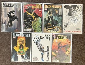 Black Panther #1,3,4,5,6,9,11 Marvel Comics 2016 Variant Lot NM
