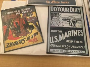 World War 2 Memorabilia Heroes of Pacific Do Your Duty Poster Magnets + B17 JKT2 