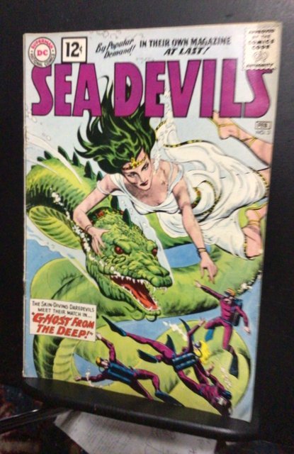 Sea Devils #3 (1962) Wow! 3rd issue key! Ghost from the deep! VG/FN Boca CERT!