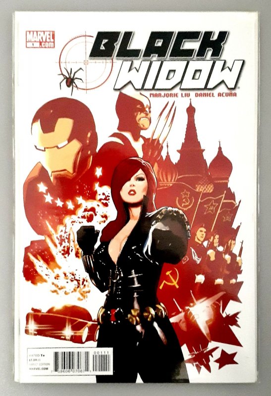 Black Widow #1 (2010) VF Condition! Appearances of Iron-Man Wolverine Avengers