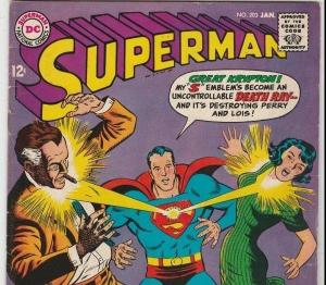 Superman #203 strict FN+ 6.5 High-Grade   Superman  impersonates Satan