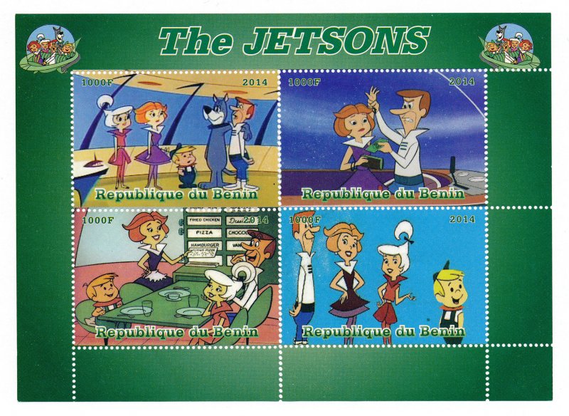 Jetsons, Benin - 2014 stamps, Mint Sheet