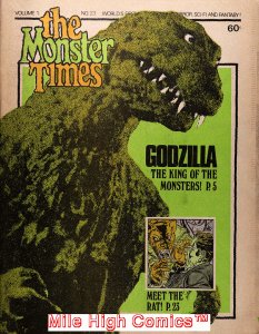 MONSTER TIMES MAGAZINE (1972 Series) #23 Near Mint