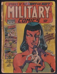 Military Comics 14 (1945) FR Signed by Fred Guardineer Quality