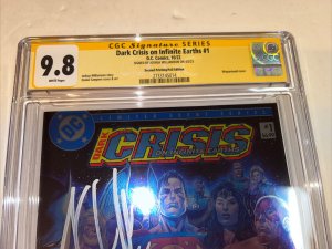 Dark Crisis On Infinite Earth (2022) # 1 (CGC SS 9.8) Signed J. Williamson •1:25