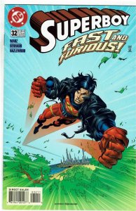 Superboy #32 (1994 v4) Ron Marz Krypto King Shark NM-