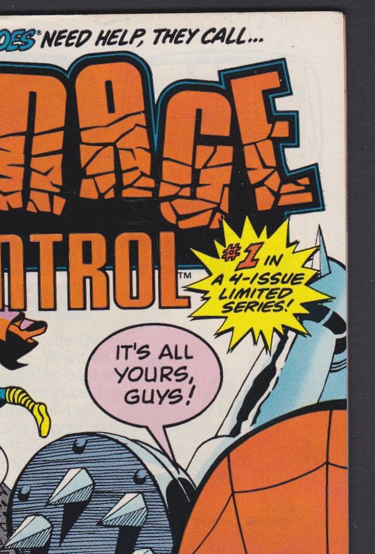 Damage Control #1 8.0 VF Marvel Comic - May 1989