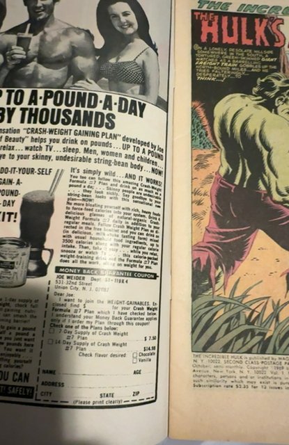 The Incredible Hulk #122 (1969) The ff vs the hulk