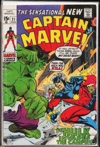 Captain Marvel #21 (1970) Captain Marvel