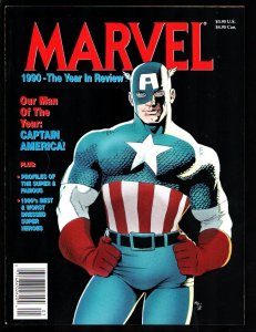 Marvel-The Year in Review #2 1990-Captain Americ-Scarlet Witch-She-Hulk-Cable...